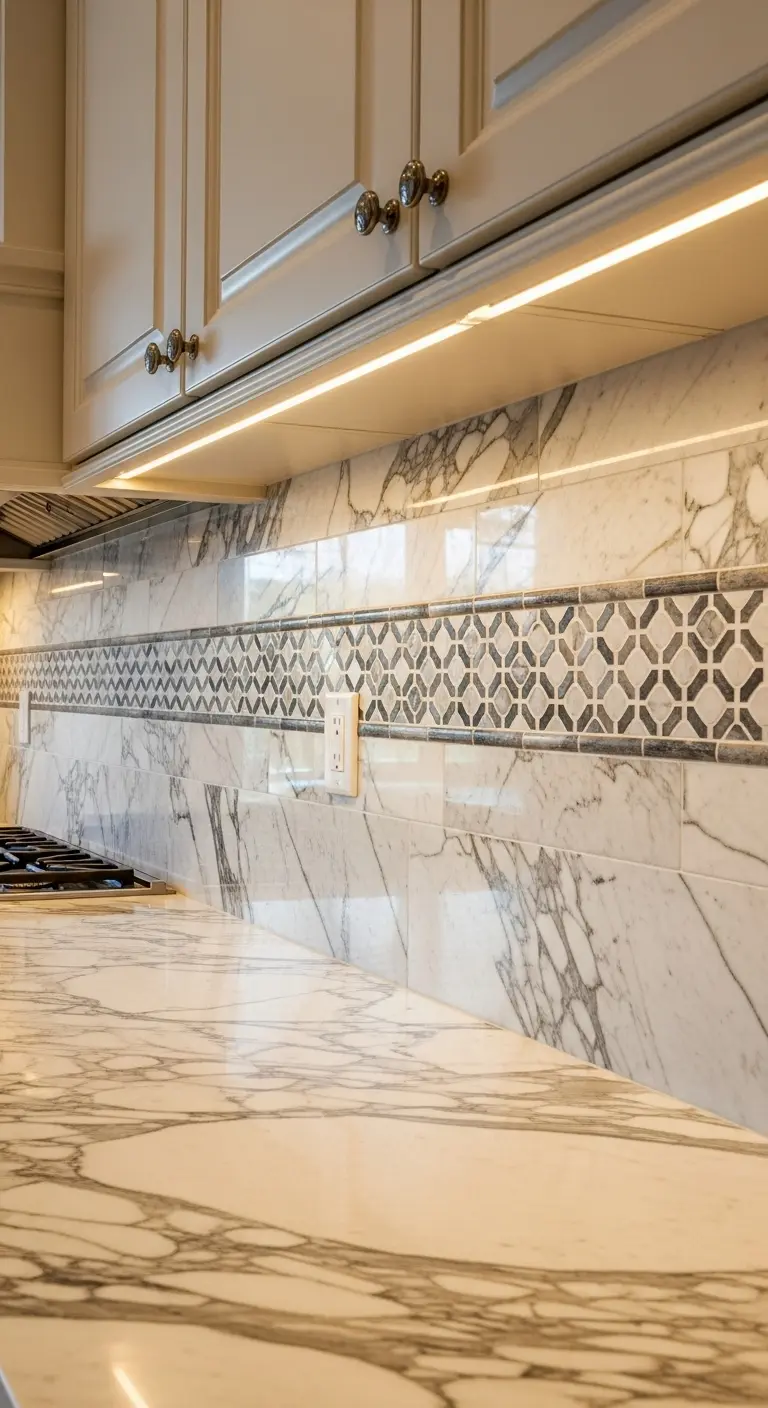 18. Calacatta Mosaic Borders