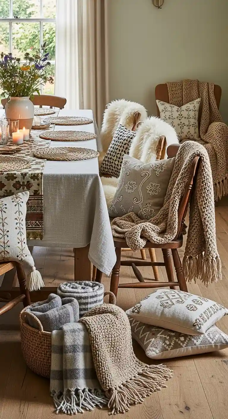 18. Cozy Textiles and Throws
