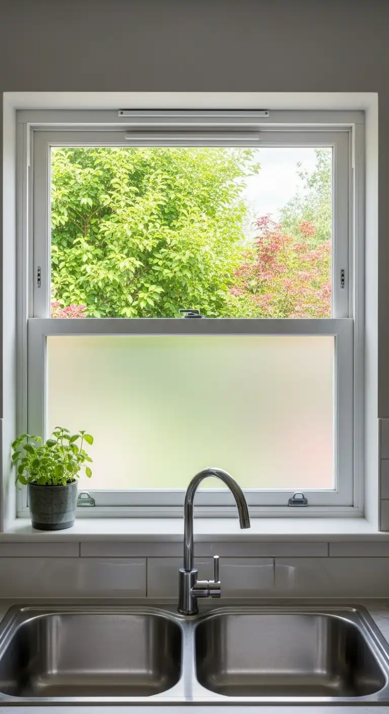 18. Frosted Bottom for Privacy