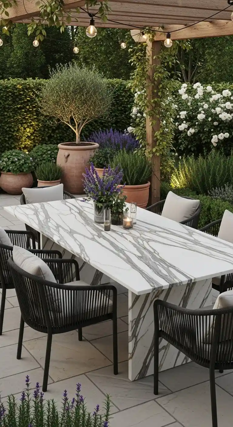 18. Outdoor-Inspired Dining Space
