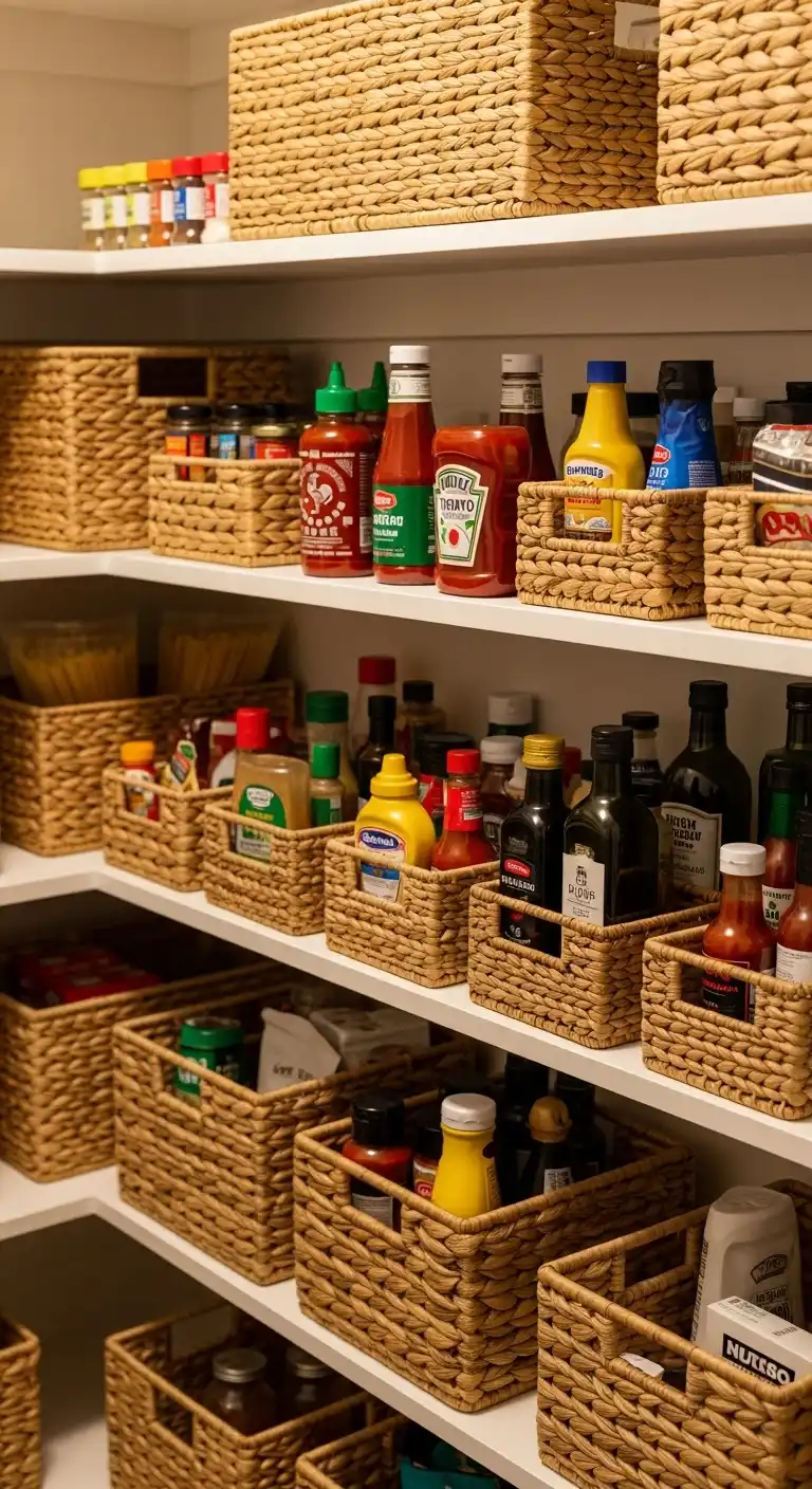 18. Use Small Baskets for Condiments