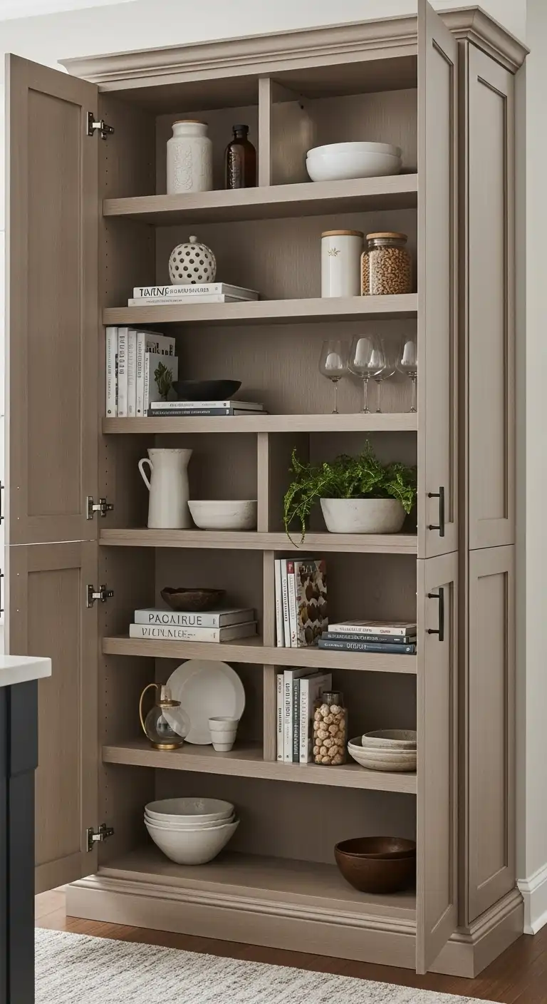 Curated Display Shelves Island