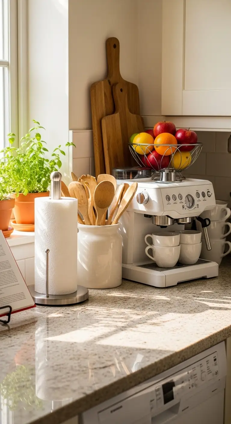 19. Place a Paper Towel Holder Strategically