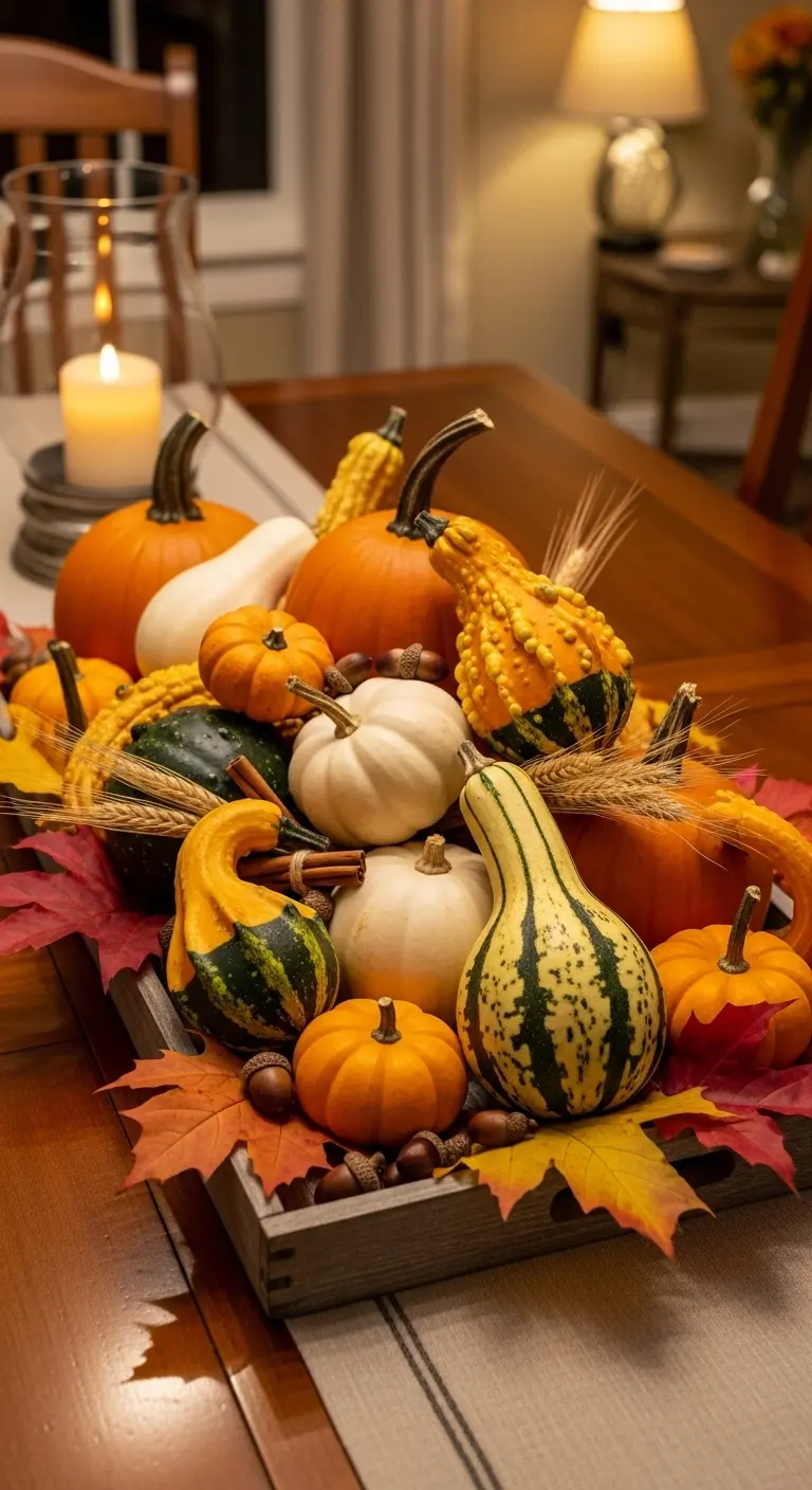 19. Seasonal Gourds and Pumpkins