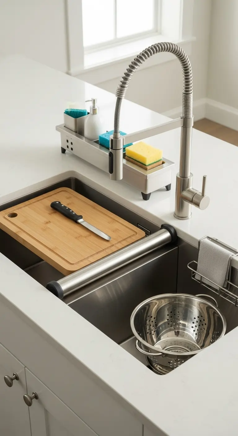 19. Workstation Sink with Accessories