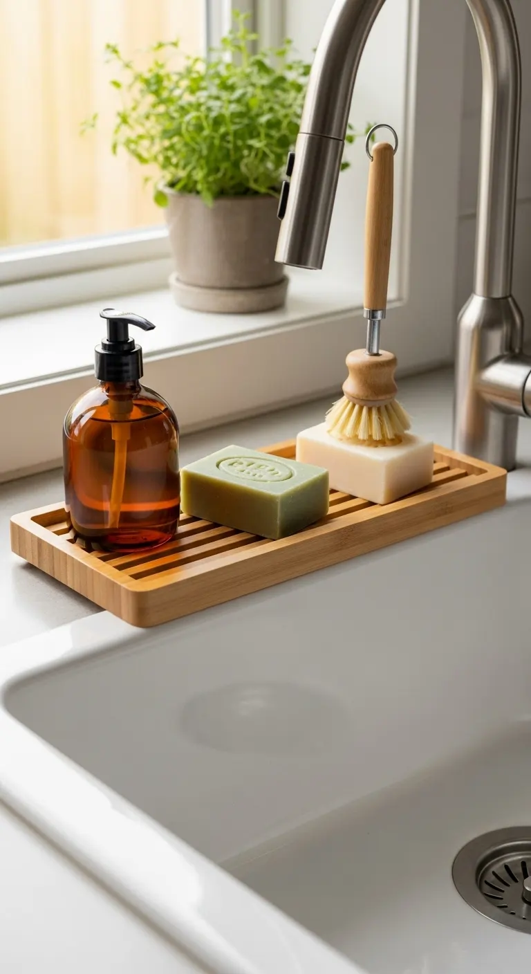 2. Bamboo Soap Tray for Natural Warmth