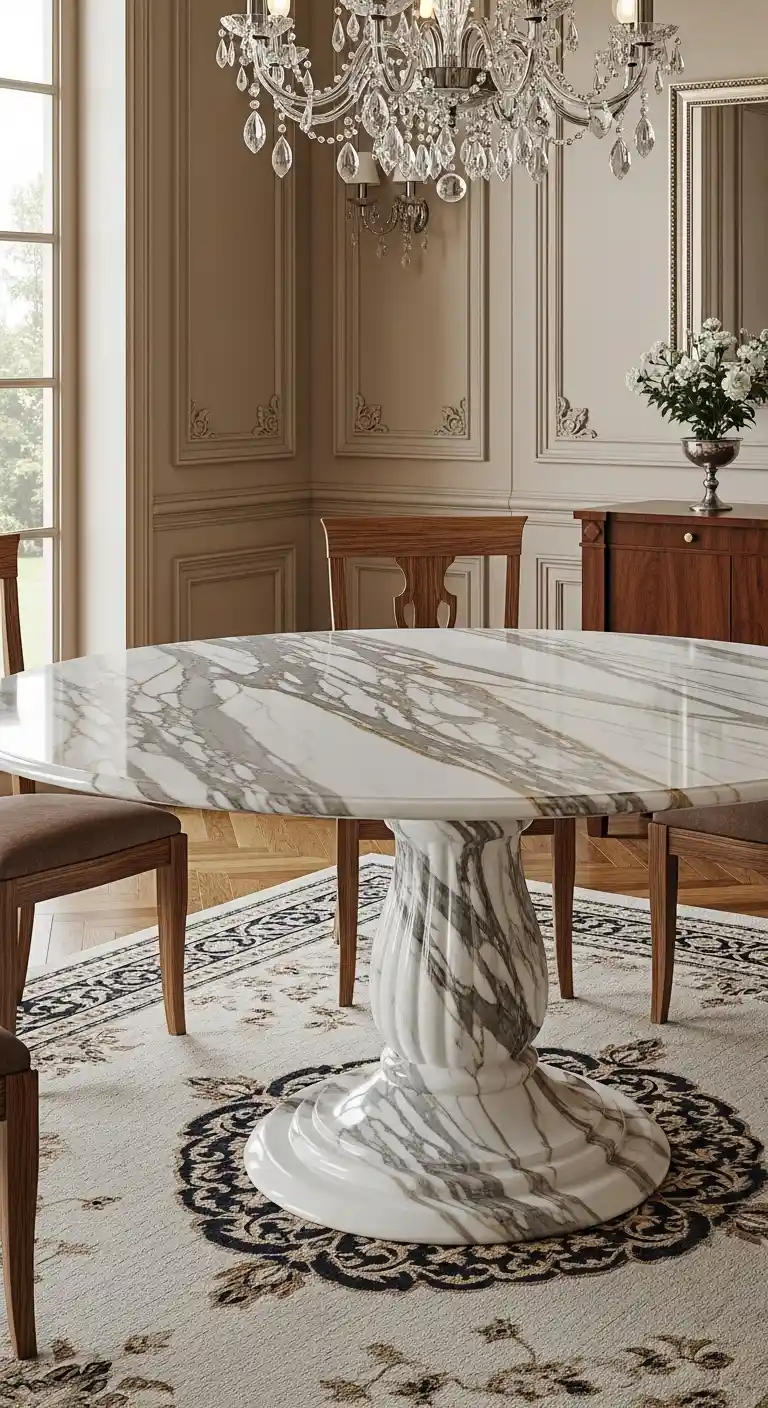 2. Classic Pedestal Base for a Traditional Statement