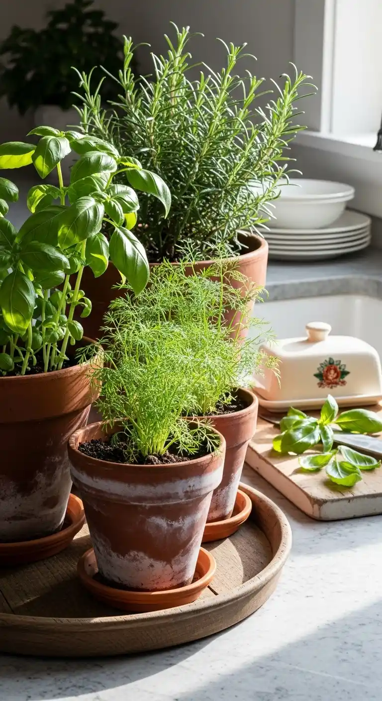 Fresh Herb Pots