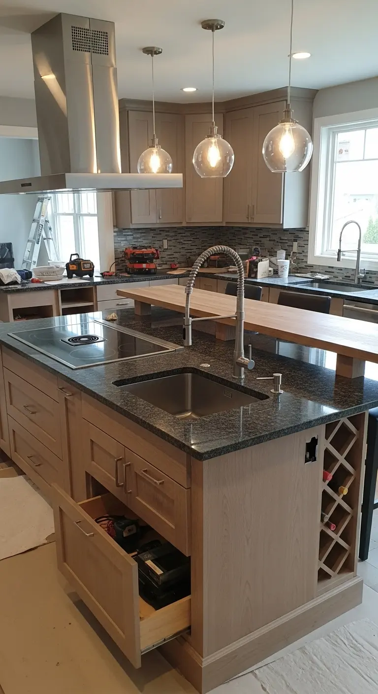 Incorporate a Functional Kitchen Island