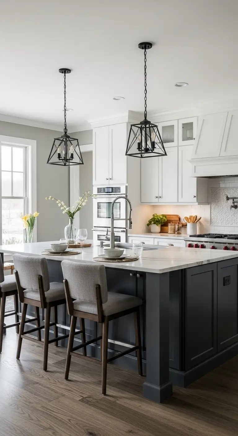 Introduce a Statement Kitchen Island