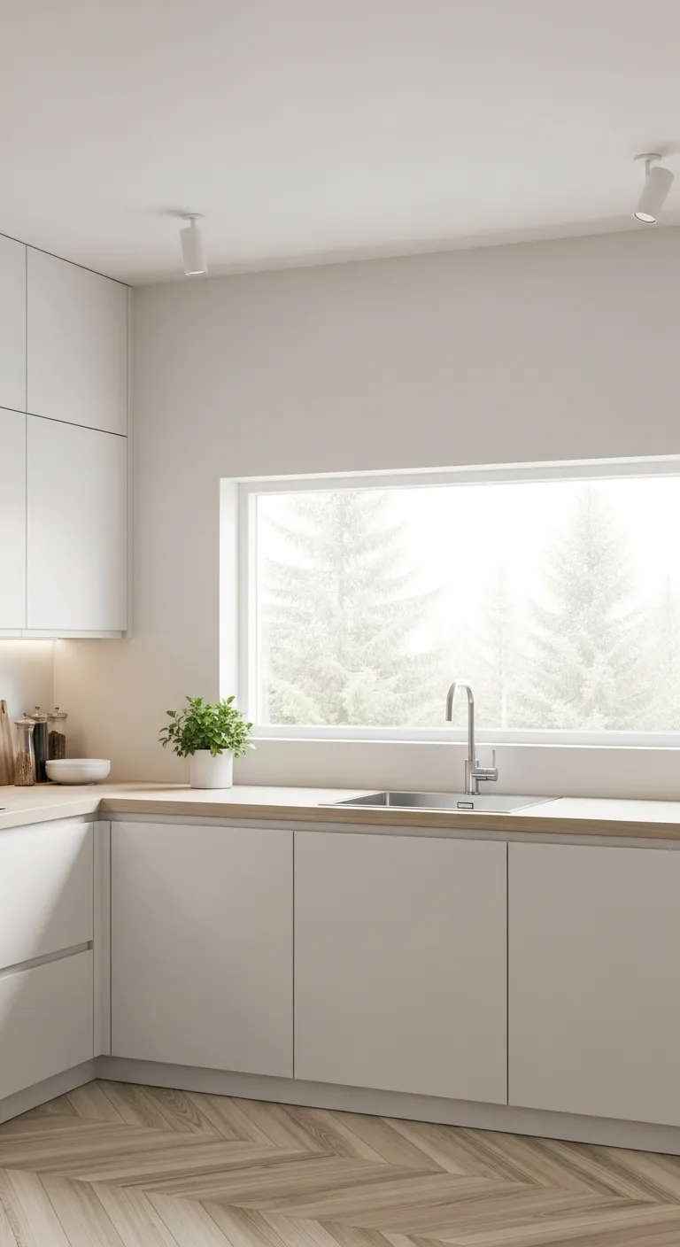 Minimalist White Cabinetry