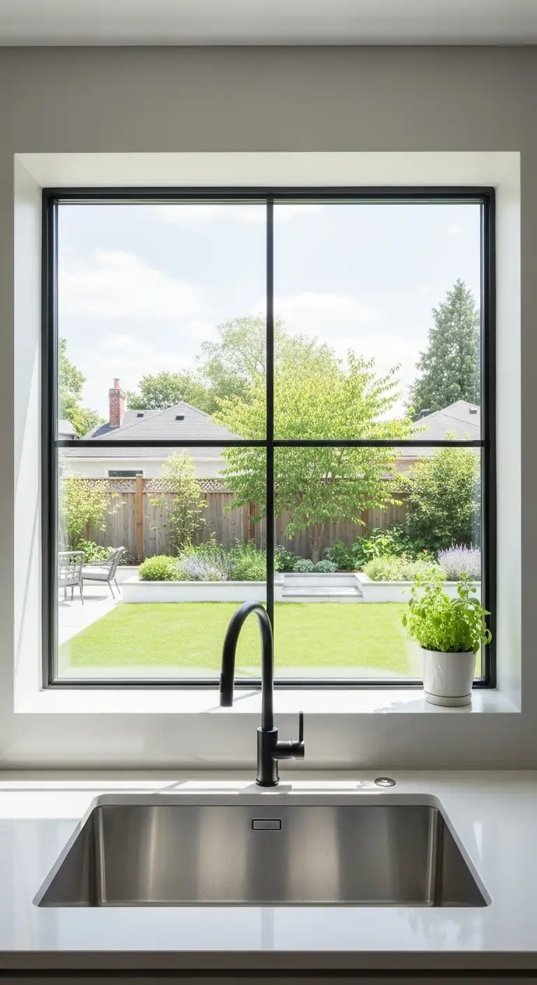 2. Modern Minimalist with Sleek Frames