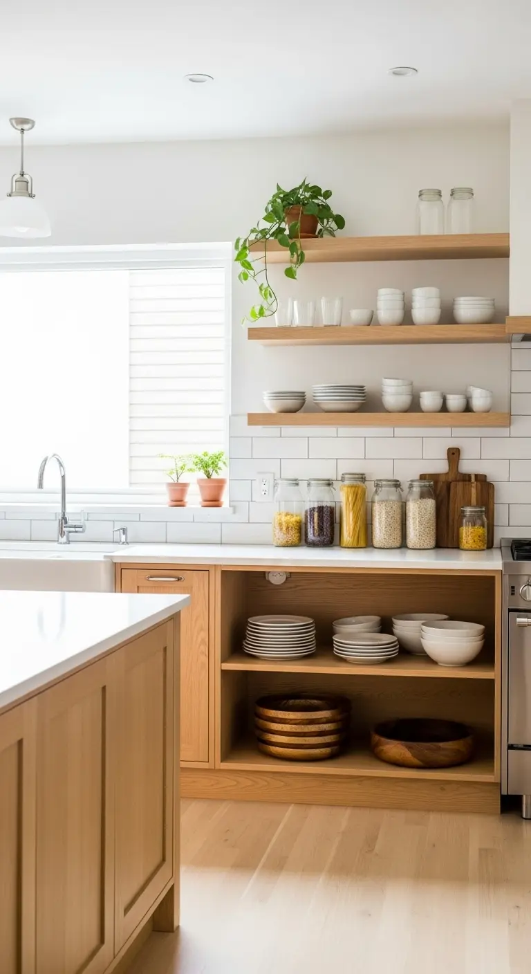 Open Shelving to Showcase Essentials