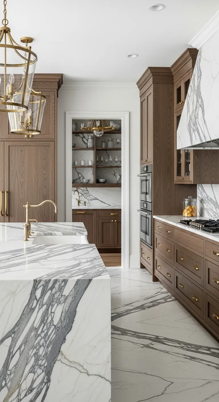 Marble Pantry Counter