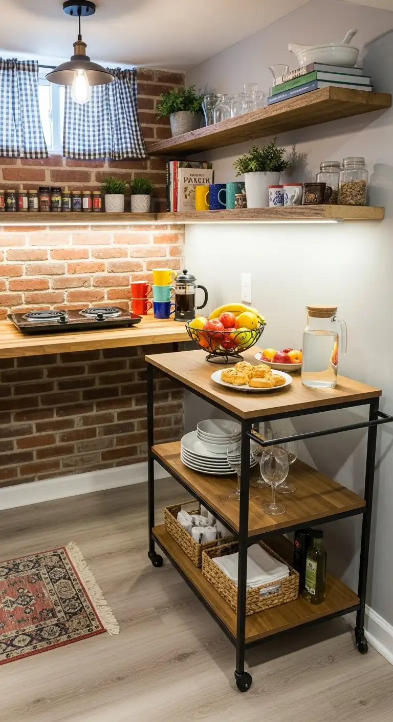 Multi-Level Serving Cart