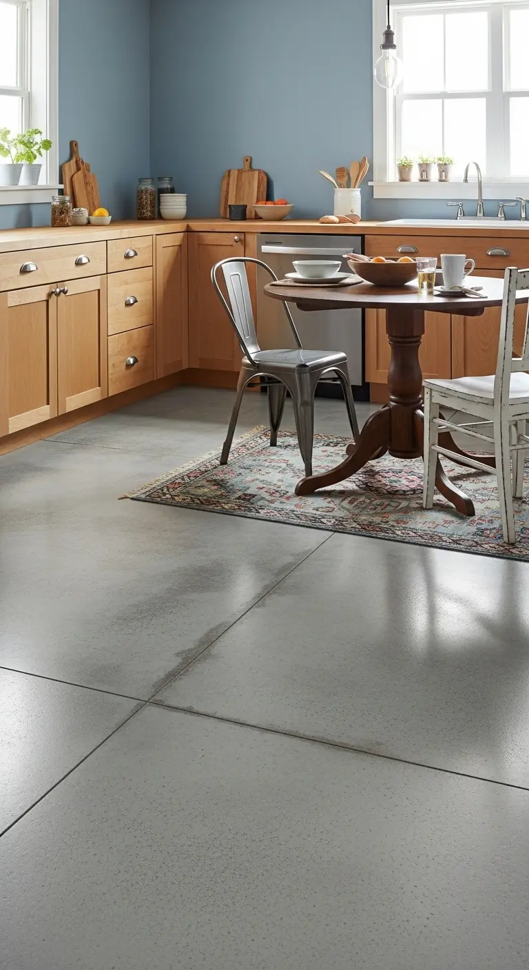 20. Painted Concrete Floors