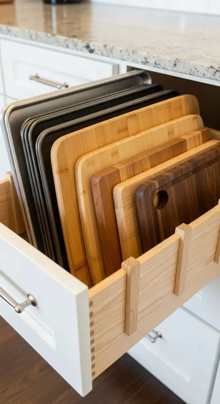 20. Pull-Out Baking Sheets and Cutting Boards