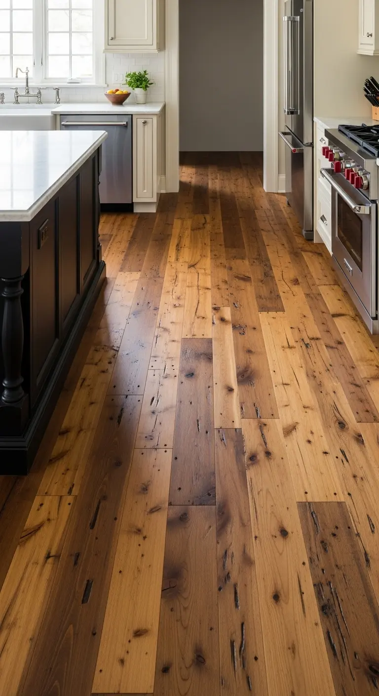 20. Reclaimed Wood Flooring