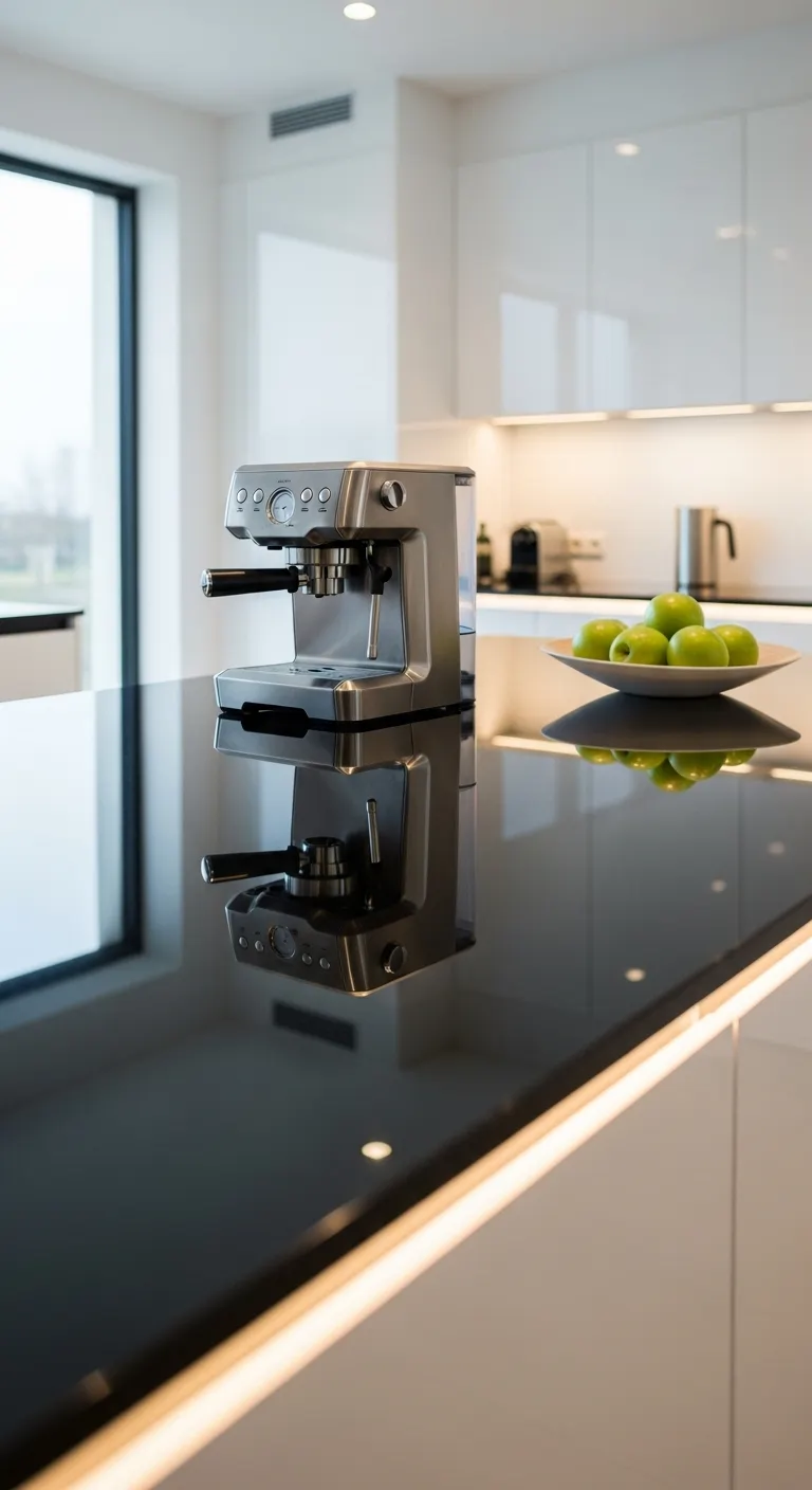 Sleek Glass Countertops