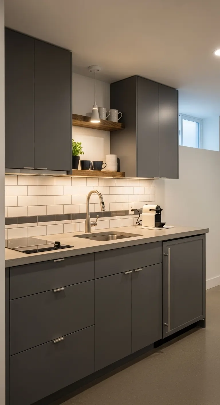 Sleek Hardware-Free Cabinets for Modern Simplicity