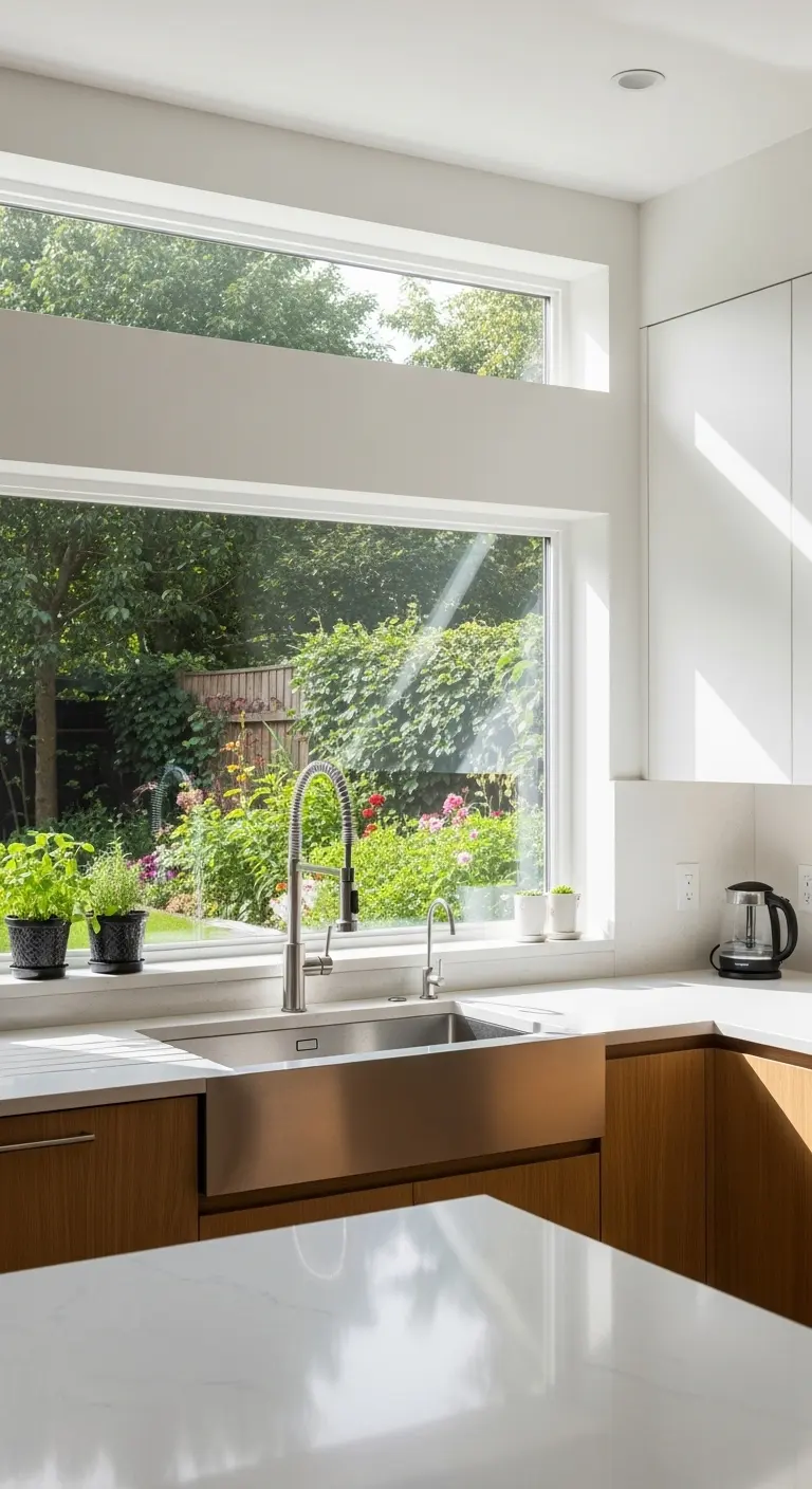 21. Clerestory Window Above Sink