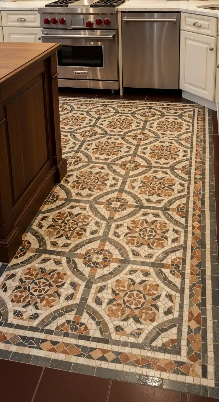 21. Concrete-Look Tiles