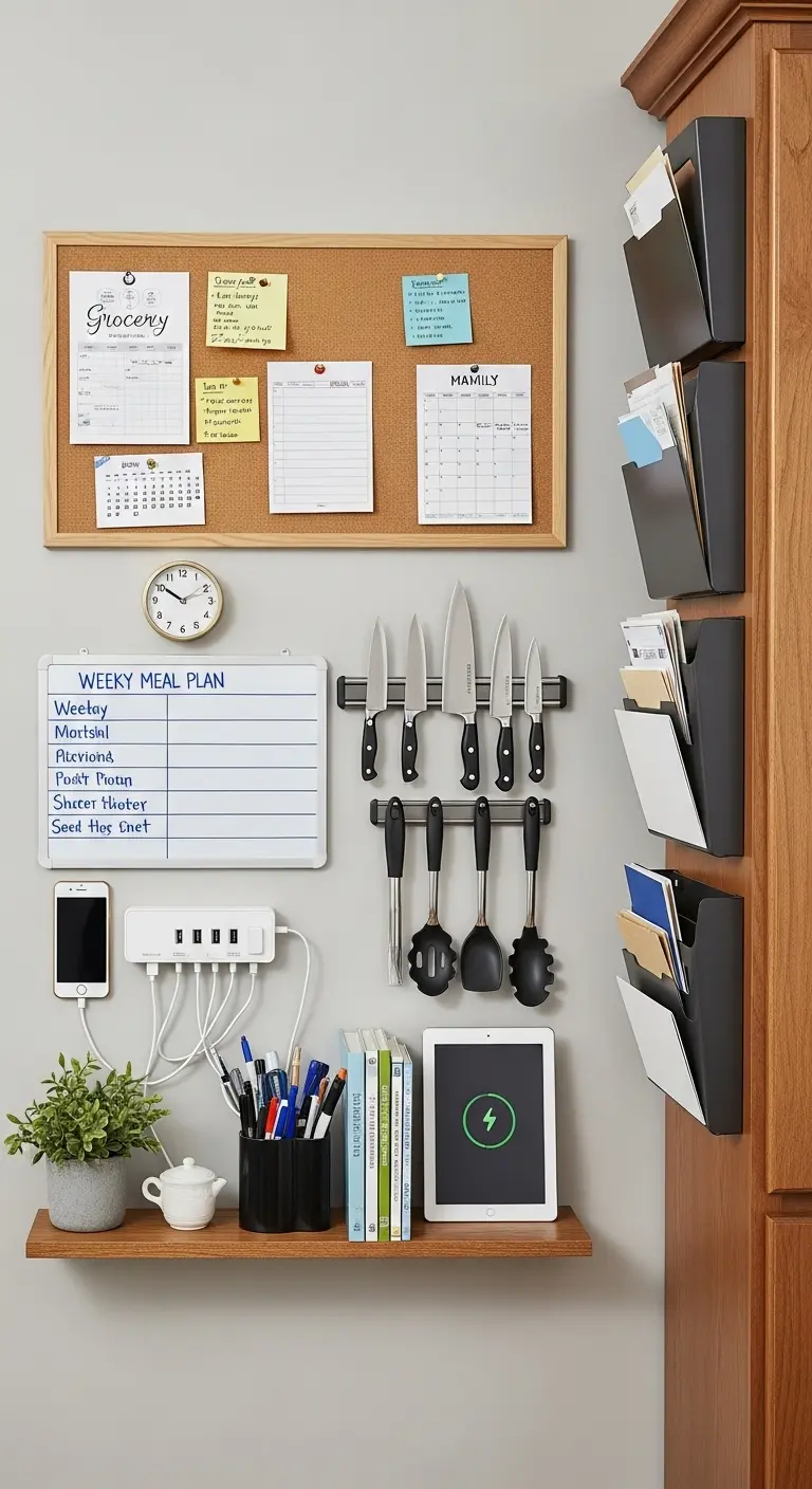 21. Install a Kitchen Command Center