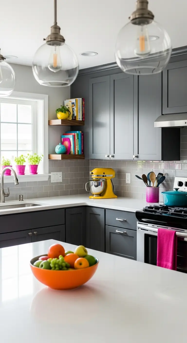 Introduce a Pop of Color with Accessories