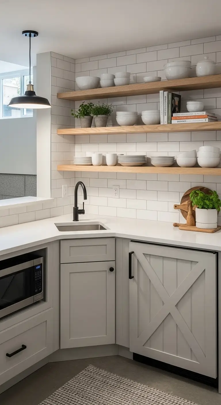 Open Shelving Display