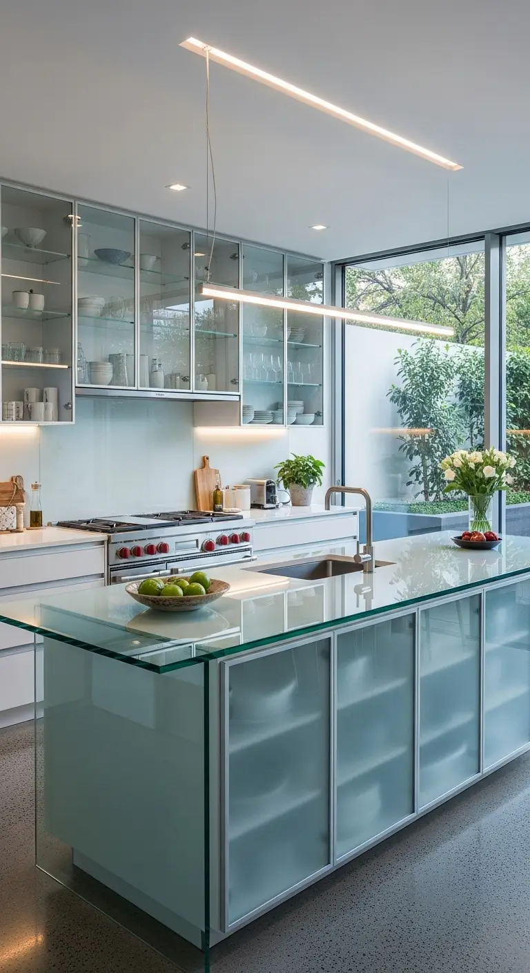 Use Glass for Airy Transparency