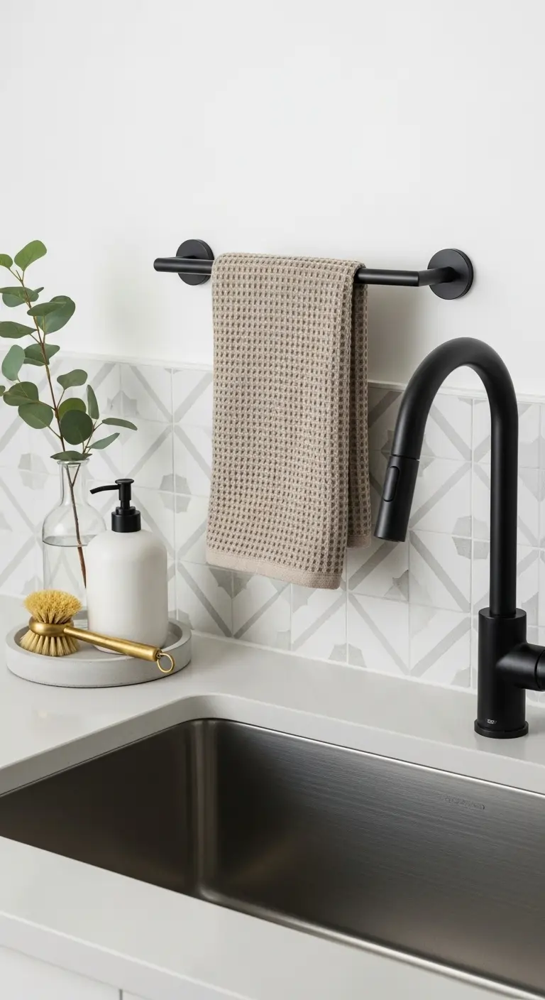 22. Chic Towel Bar or Hook