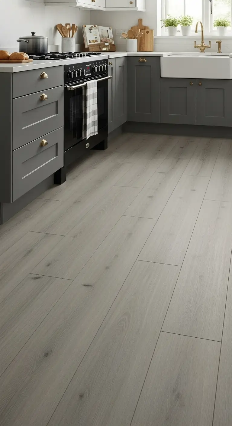 22. Soft Mist Grey Laminate Planks