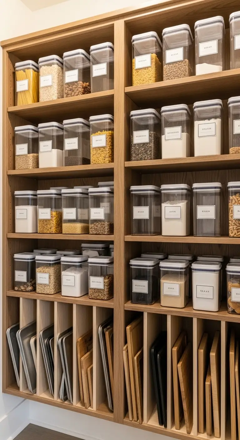 22. Store Baking Sheets and Cutting Boards Vertically