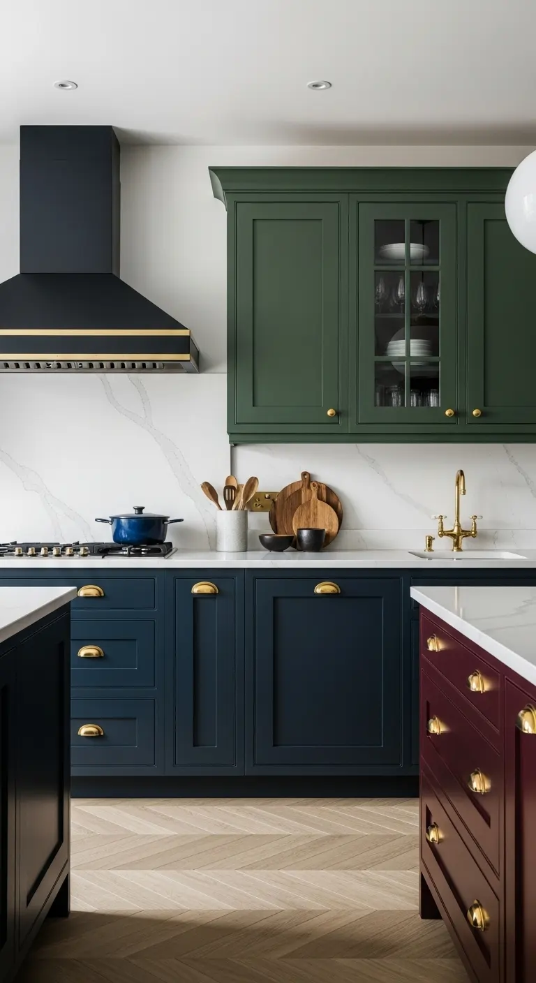 Bold Color Cabinets