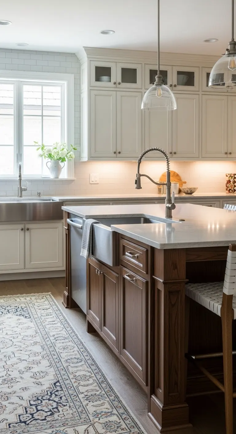 Classic Cream Cabinets