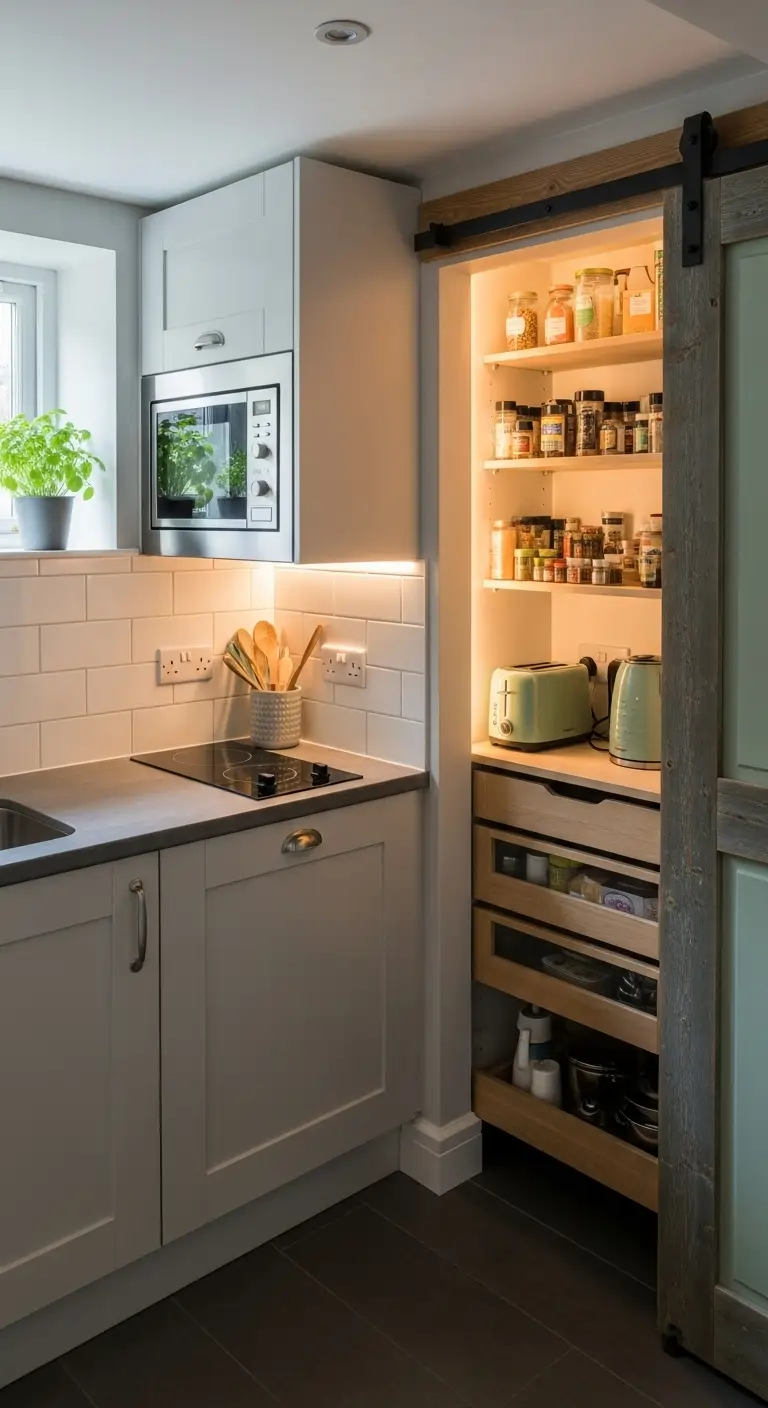 Compact Pantry Addition for Better Organization