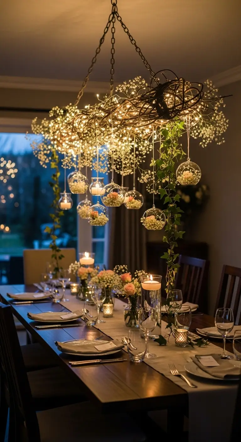 23. Hanging Centerpiece