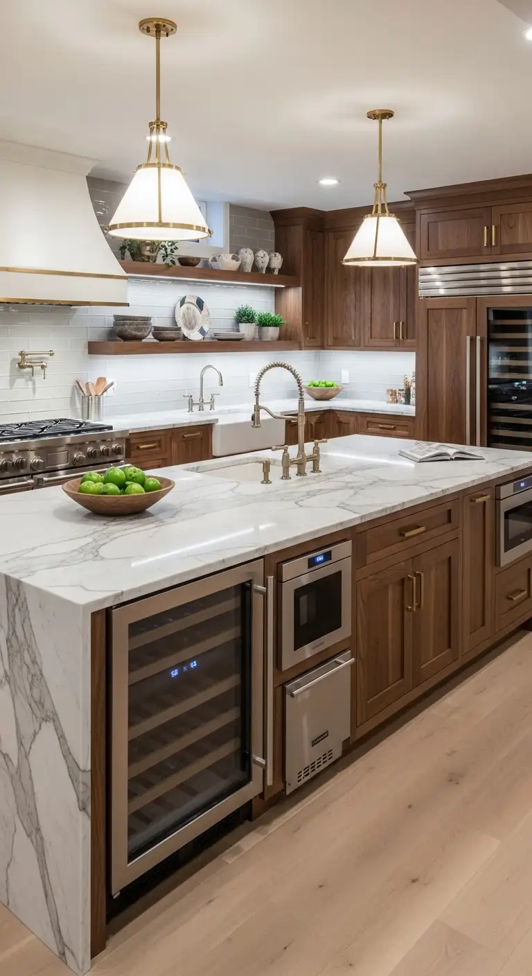 Luxury High-End Island