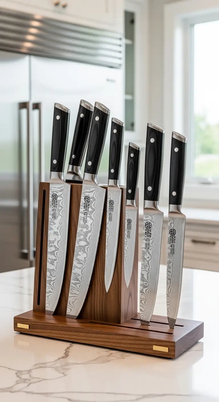 Luxury Knife Set with Block
