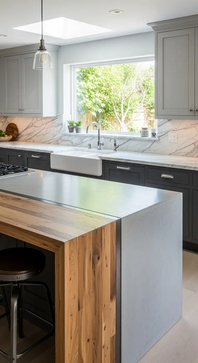 Mixed Material Countertops