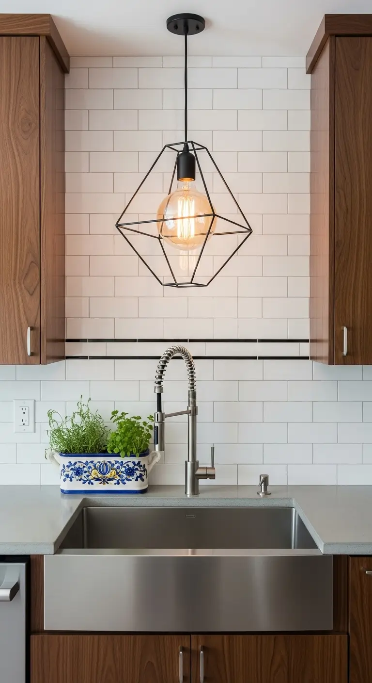 24. Add a Statement Pendant Light
