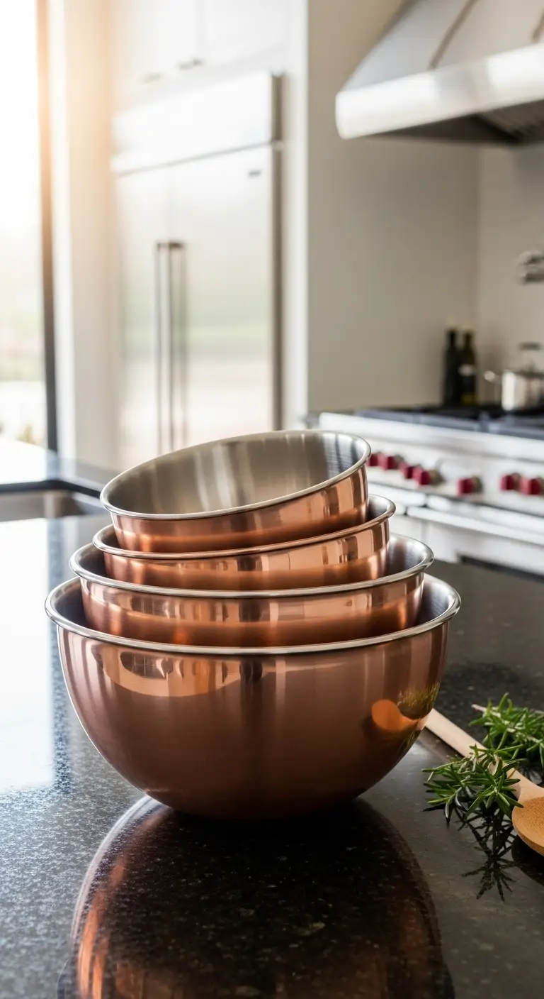 Copper Mixing Bowls