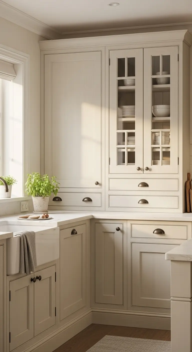 Creamy Off-White Cabinets