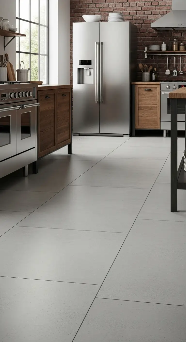 24. Industrial Concrete-Gray Tiles