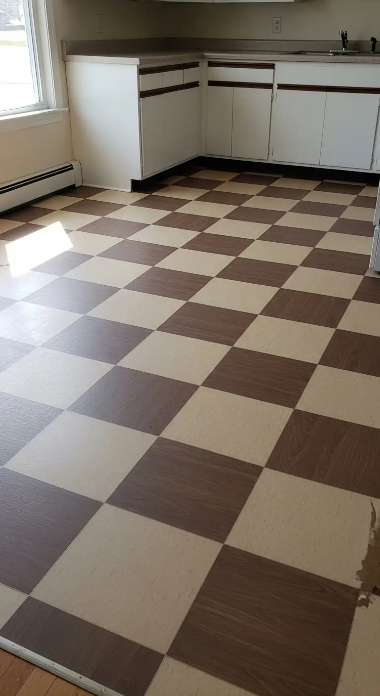 24. Laminate Tiles in Checkerboard Pattern