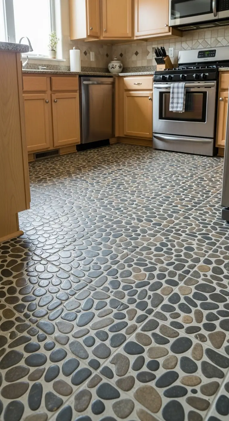 24. Pebble or River Rock Tiles