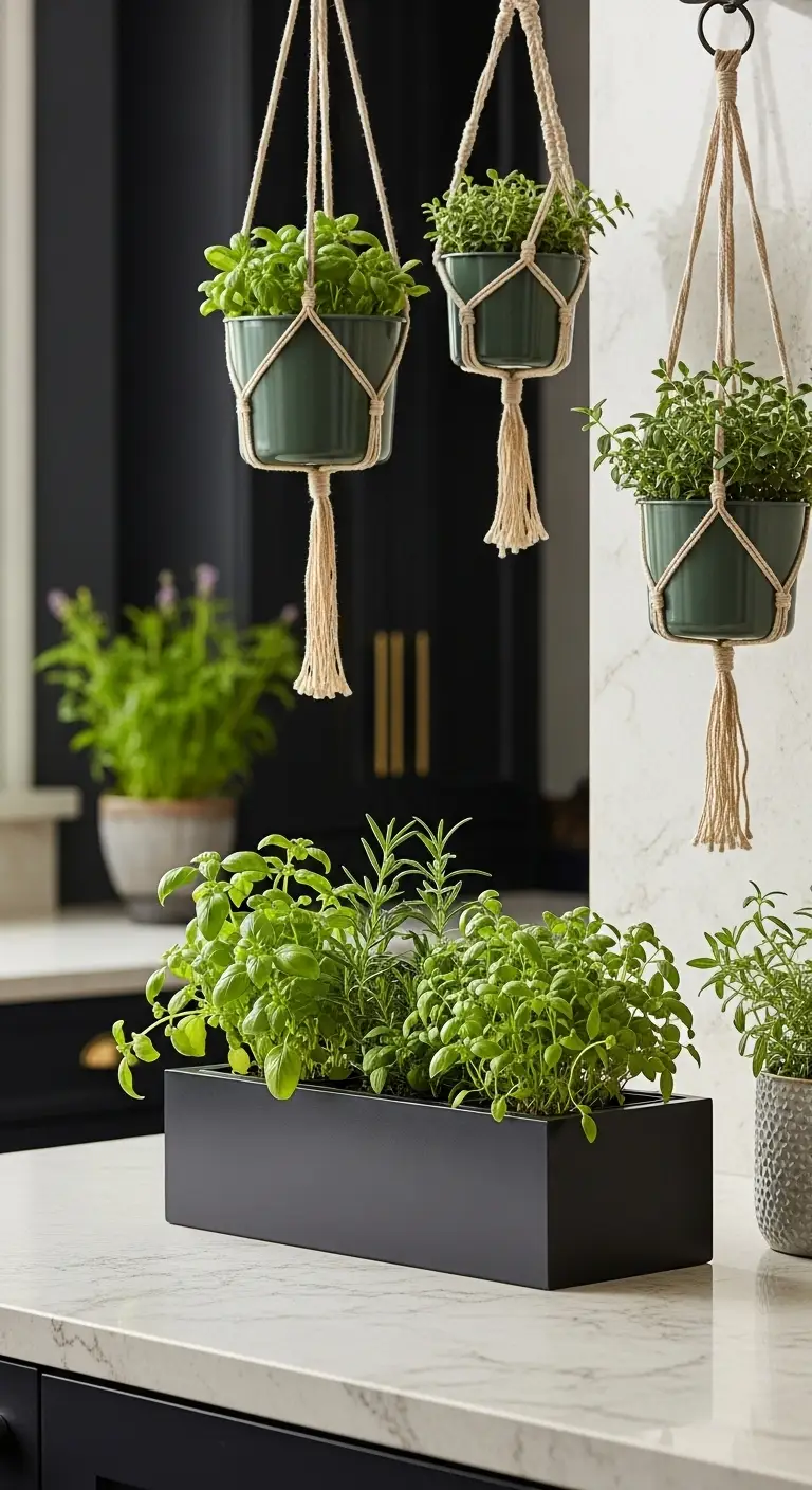 Indoor Greenery and Herb Gardens
