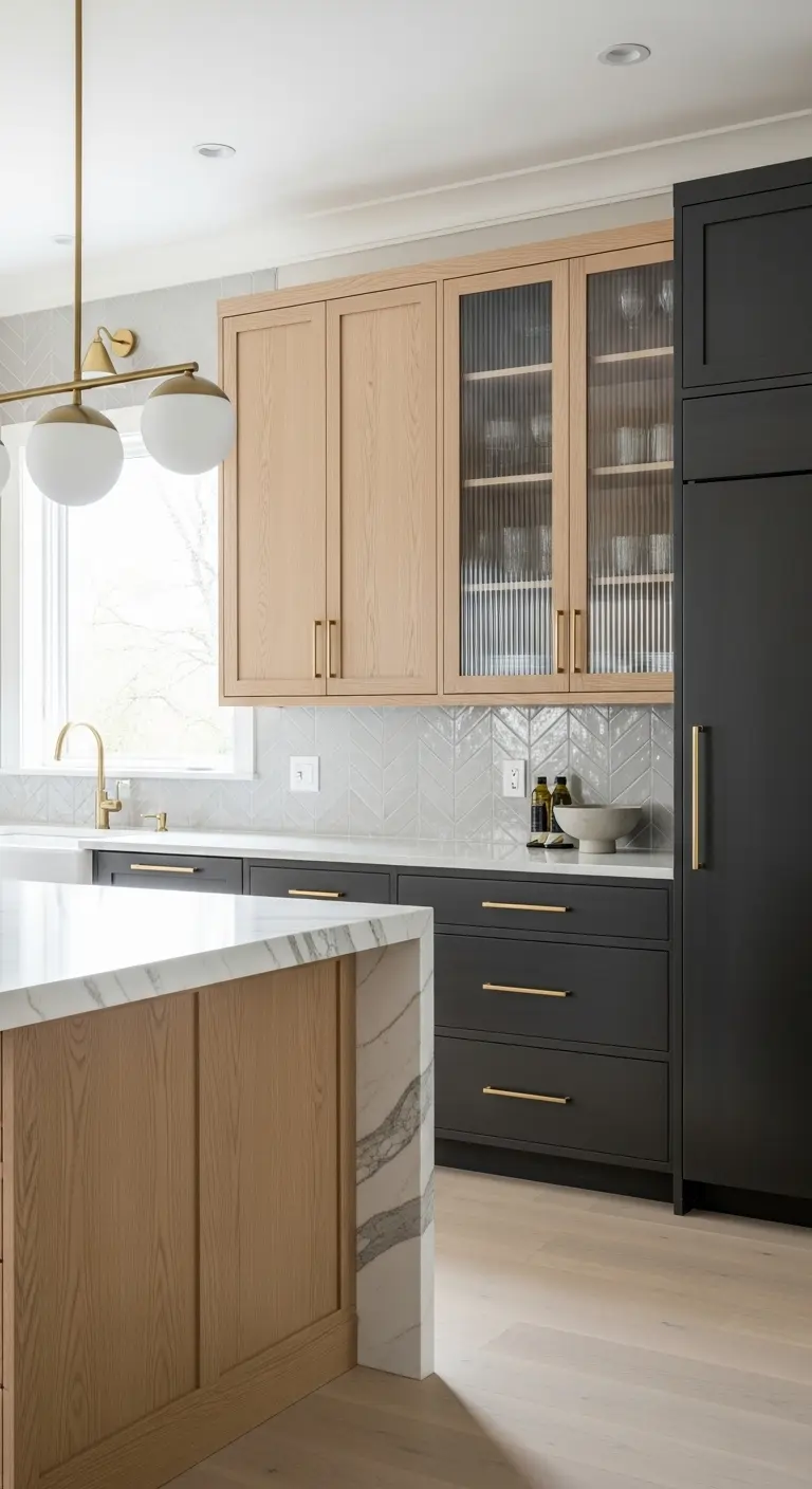 Mixed Material Cabinets