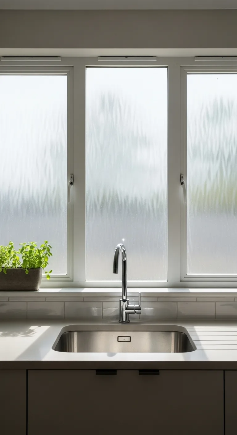 27. Frosted or Textured Glass Window