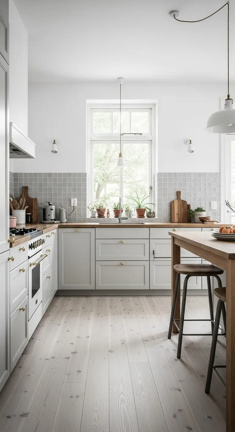 Scandinavian Kitchen Layered Textures